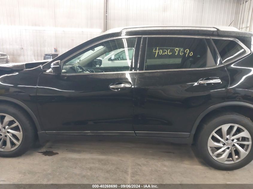 2014 Nissan Rogue Sl VIN: 5N1AT2MV4EC873555 Lot: 40268690