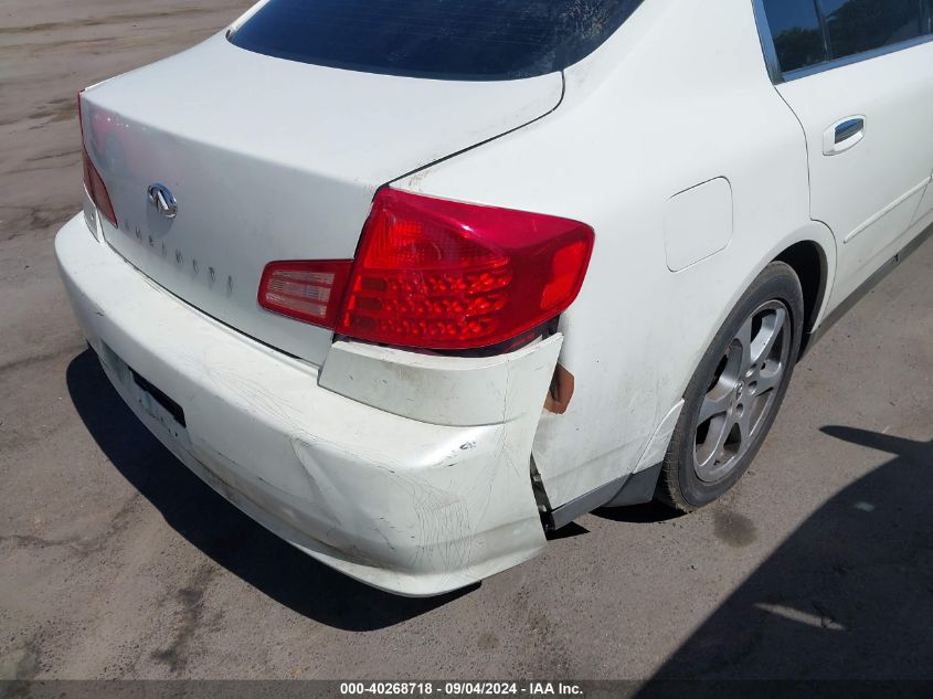 2004 Infiniti G35X VIN: JNKCV51F44M702186 Lot: 40268718