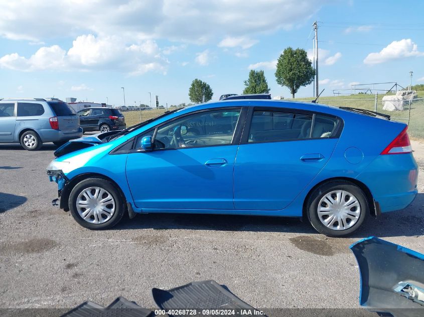 2011 Honda Insight VIN: JHMZE2H39BS001365 Lot: 40268728