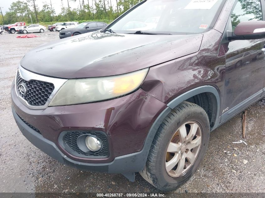 2011 Kia Sorento Lx VIN: 5XYKTCA1XBG165852 Lot: 40268787