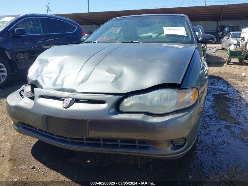 2004 Chevrolet Monte Carlo Ls VIN: 2G1WW12E349156352 Lot: 40268829