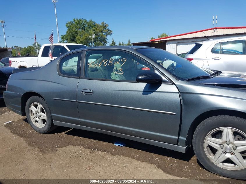 2004 Chevrolet Monte Carlo Ls VIN: 2G1WW12E349156352 Lot: 40268829