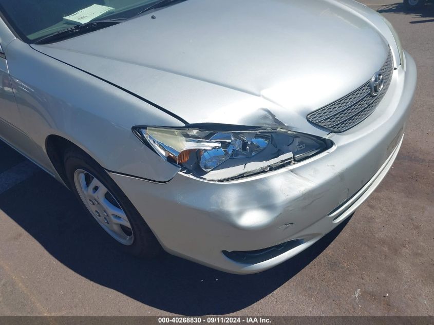 2004 Toyota Camry Le/Se/Xle VIN: JTDBE30K840287624 Lot: 40268830