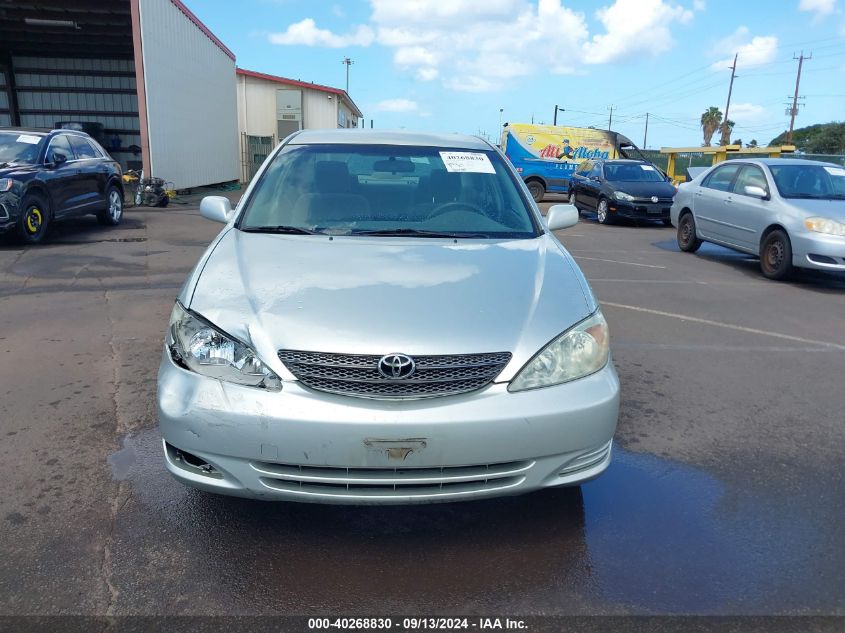 2004 Toyota Camry Le/Se/Xle VIN: JTDBE30K840287624 Lot: 40268830