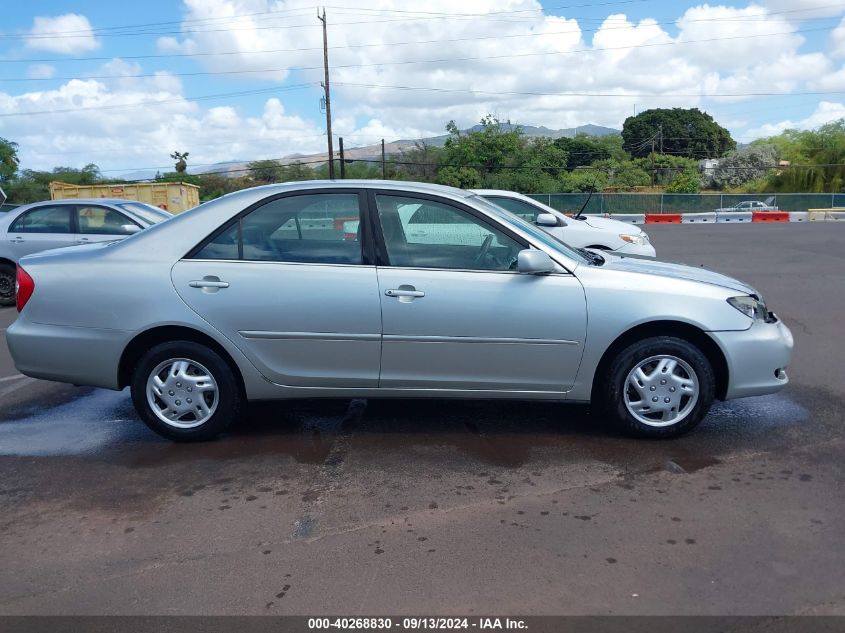 2004 Toyota Camry Le/Se/Xle VIN: JTDBE30K840287624 Lot: 40268830