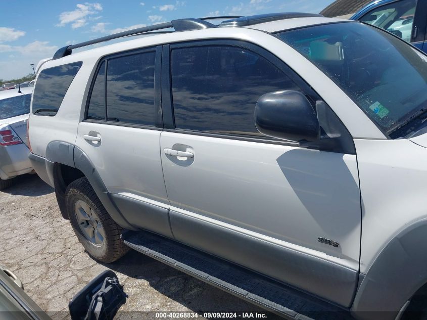 2003 Toyota 4Runner Sr5 V6 VIN: JTEZU14R030011834 Lot: 40268834