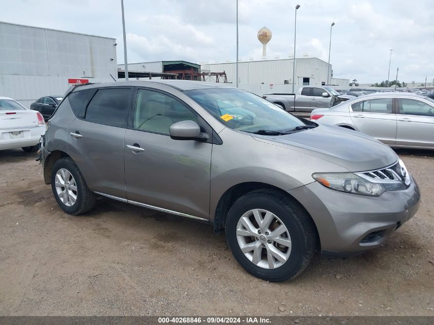 2012 Nissan Murano S VIN: JN8AZ1MU6CW103264 Lot: 40268846