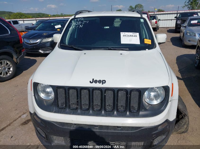 2018 Jeep Renegade Altitude 4X4 VIN: ZACCJBBB3JPH77496 Lot: 40268848