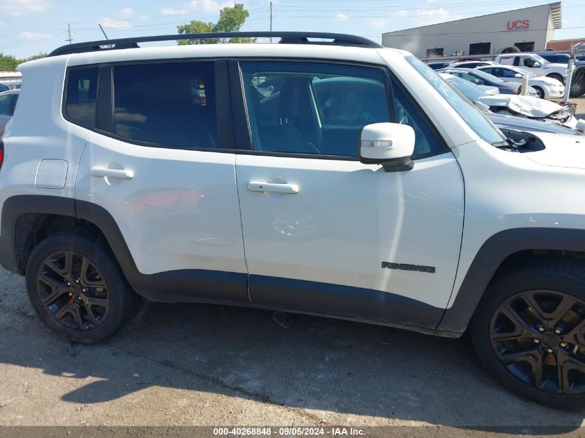 2018 Jeep Renegade Altitude 4X4 VIN: ZACCJBBB3JPH77496 Lot: 40268848