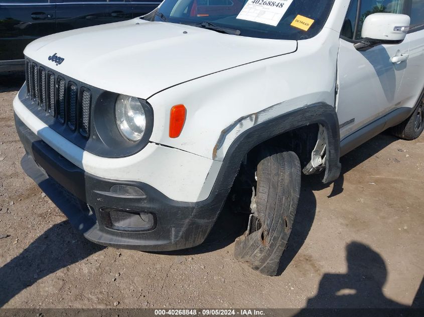 2018 Jeep Renegade Altitude 4X4 VIN: ZACCJBBB3JPH77496 Lot: 40268848