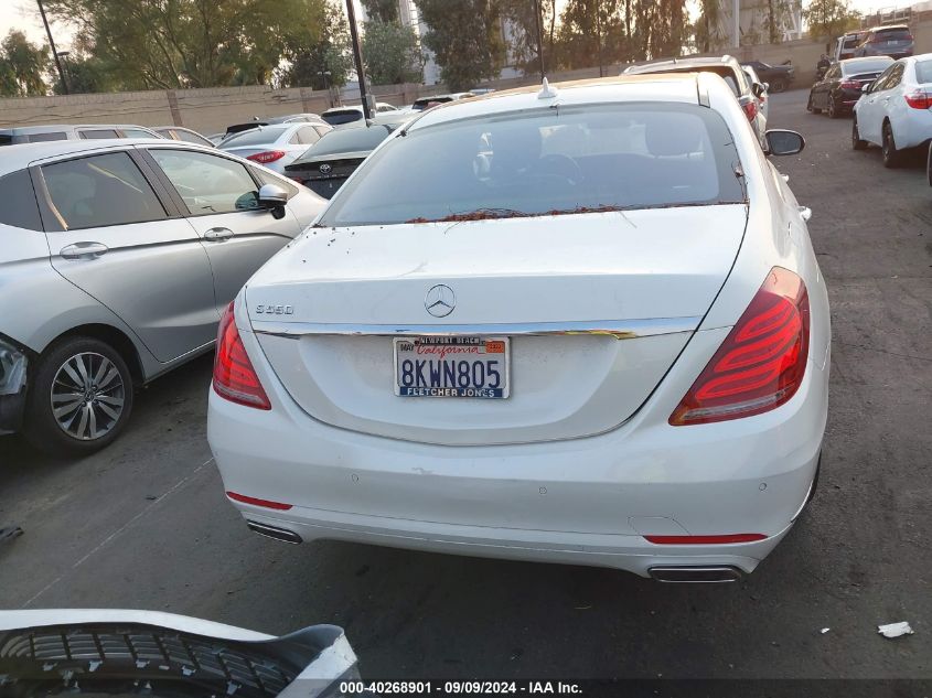 WDDUG8CB9GA235192 2016 Mercedes-Benz S 550