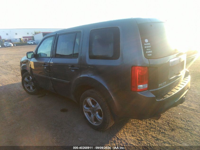 2014 Honda Pilot Exl VIN: 5FNYF4H58EB056091 Lot: 40268911