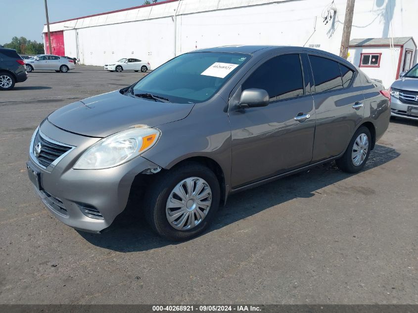 2014 Nissan Versa 1.6 S/1.6 S+/1.6 Sl/1.6 Sv VIN: 3N1CN7AP2EL872289 Lot: 40268921