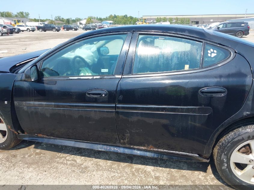 2006 Pontiac Grand Prix VIN: 2G2WP552261135365 Lot: 40268928