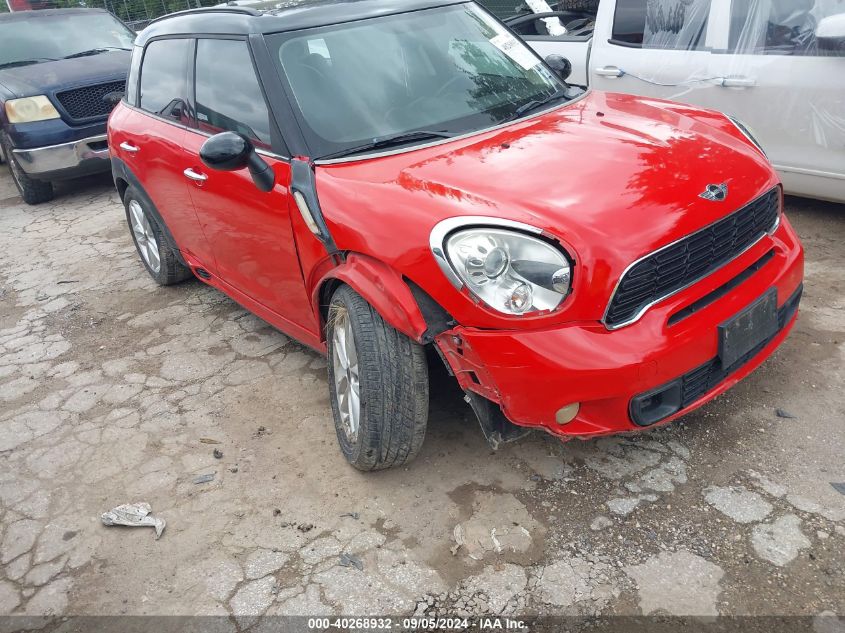 2012 Mini Cooper S Countryman VIN: WMWZC3C52CWM27668 Lot: 40268932