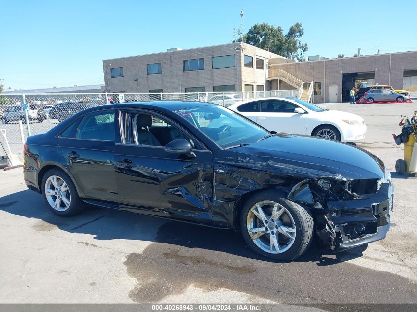 2018 Audi A4 2.0T Tech Ultra Premium/2.0T Ultra Premium VIN: WAUKMAF41JA234783 Lot: 40268943