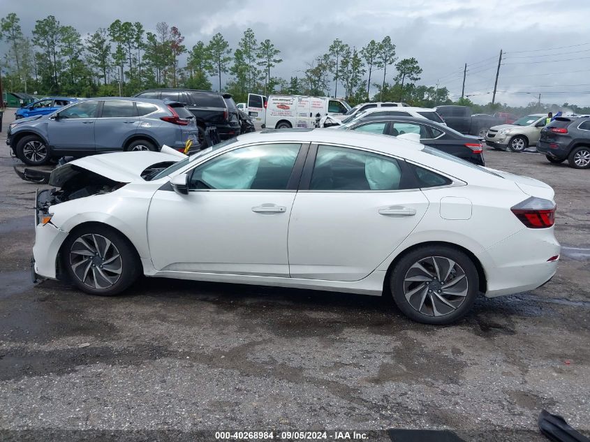 2019 Honda Insight Touring VIN: 19XZE4F99KE001082 Lot: 40268984