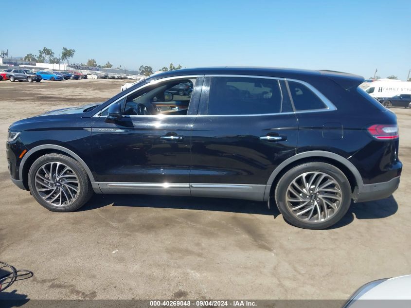 2019 Lincoln Nautilus Reserve VIN: 2LMPJ6L93KBL39622 Lot: 40269048