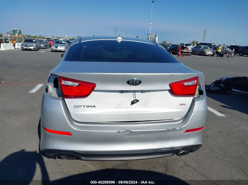 2014 Kia Optima Lx VIN: 5XXGM4A79EG275376 Lot: 40269096