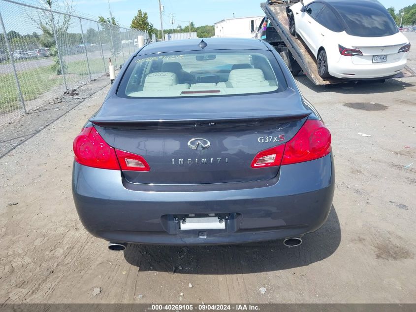 2009 Infiniti G37X VIN: JNKCV61F69M357787 Lot: 40269105