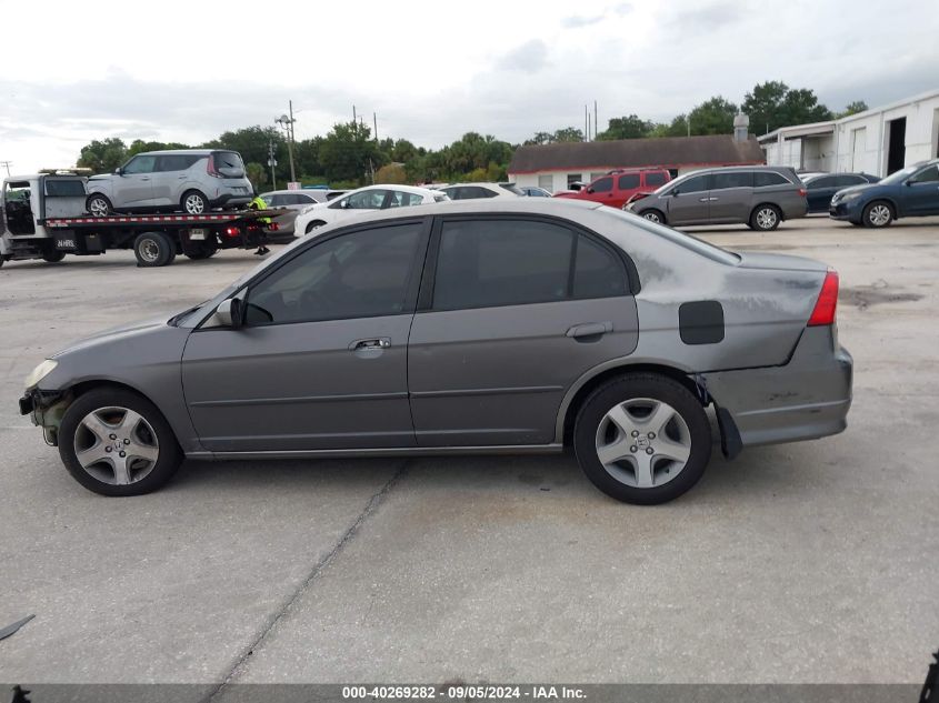 2004 Honda Civic Ex VIN: 2HGES25844H536012 Lot: 40269282