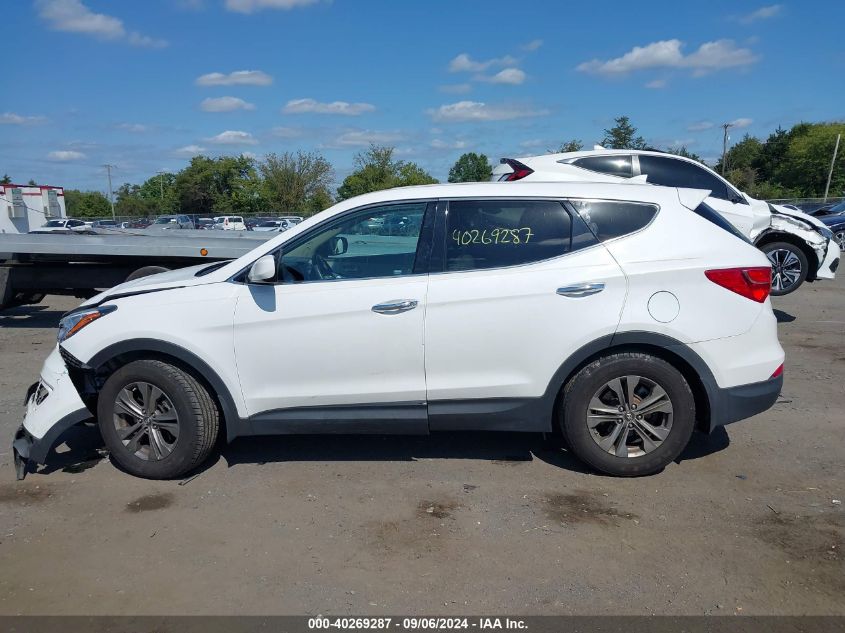 2014 Hyundai Santa Fe Sport 2.4L VIN: 5XYZT3LBXEG167626 Lot: 40269287