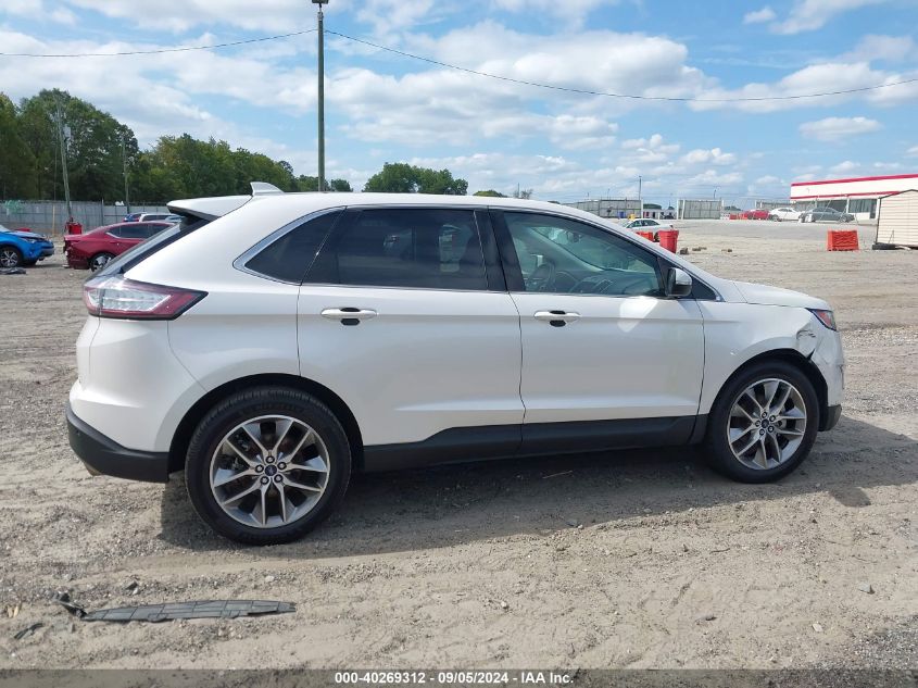 2017 Ford Edge Titanium VIN: 2FMPK3K91HBC40394 Lot: 40269312