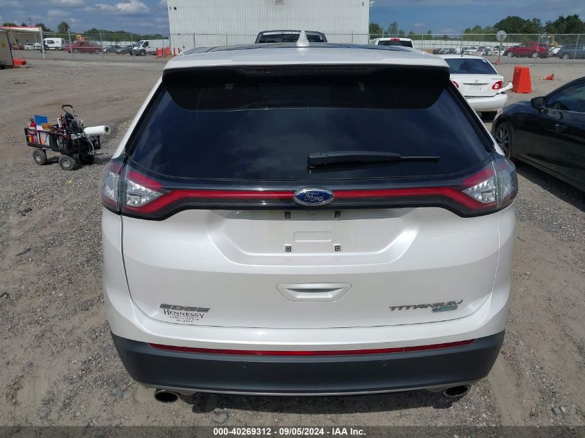 2017 Ford Edge Titanium VIN: 2FMPK3K91HBC40394 Lot: 40269312