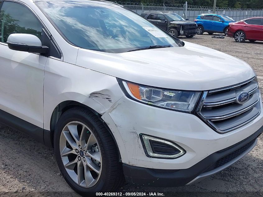 2017 Ford Edge Titanium VIN: 2FMPK3K91HBC40394 Lot: 40269312