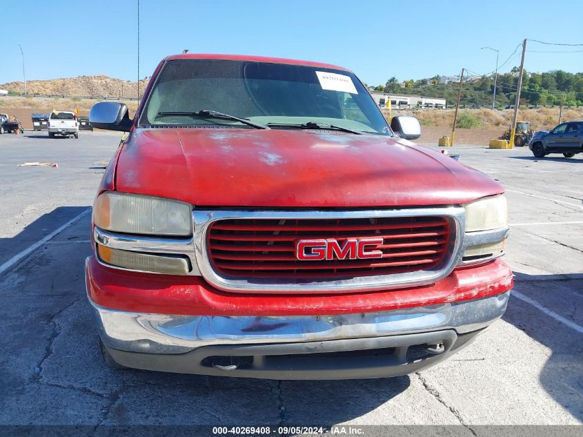 2001 GMC Sierra 1500 Sle VIN: 2GTEC19V511272132 Lot: 40269408