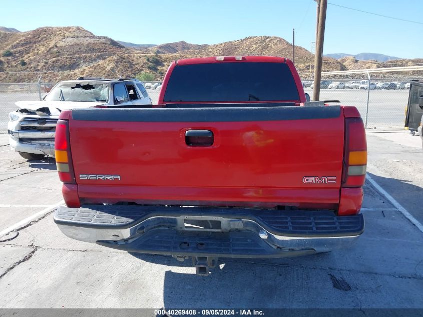 2001 GMC Sierra 1500 Sle VIN: 2GTEC19V511272132 Lot: 40269408