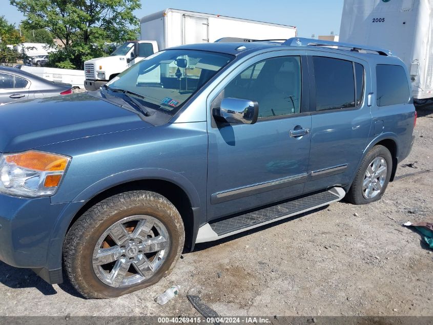 2011 Nissan Armada Platinum VIN: 5N1AA0NE7BN605821 Lot: 40269415