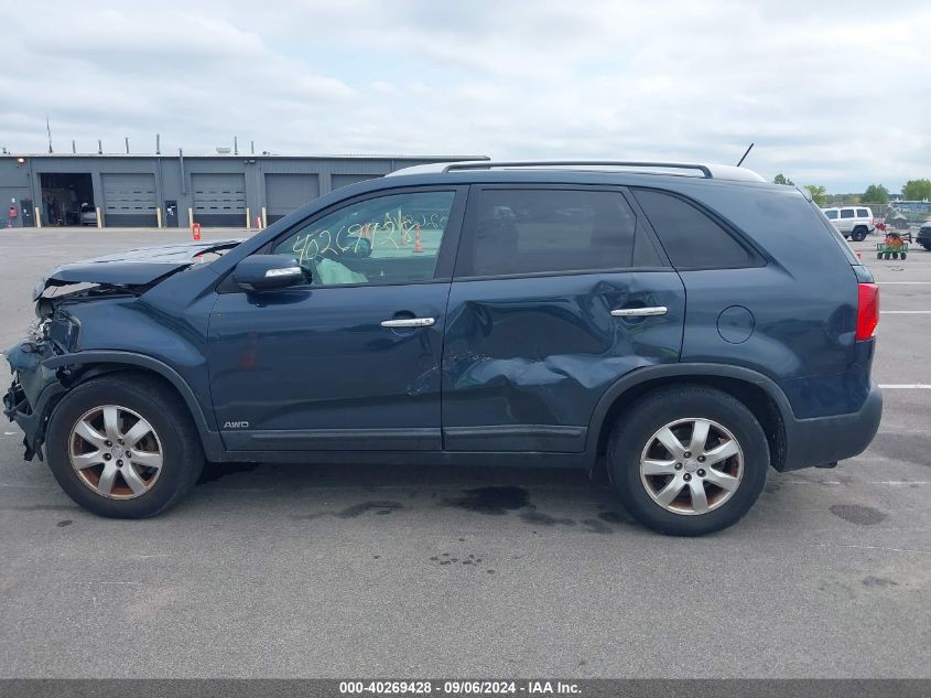 2011 Kia Sorento Lx V6 VIN: 5XYKTDA26BG123032 Lot: 40269428