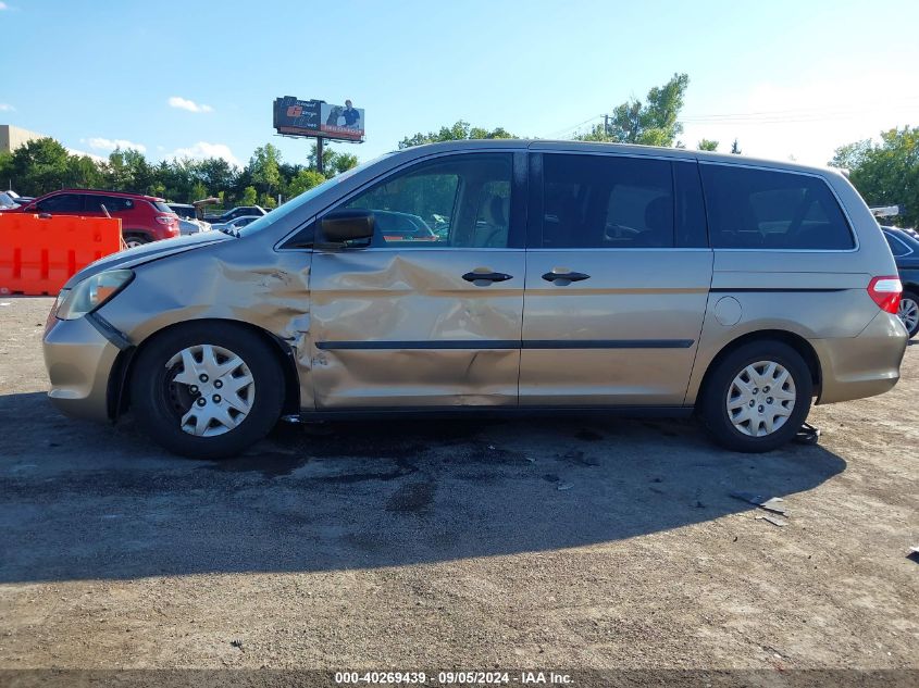 2006 Honda Odyssey Lx VIN: 5FNRL38276B109846 Lot: 40269439