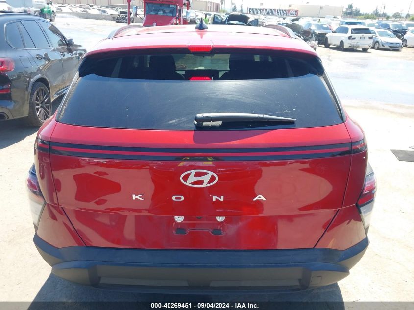 2024 Hyundai Kona Sel VIN: KM8HB3AB8RU054646 Lot: 40269451