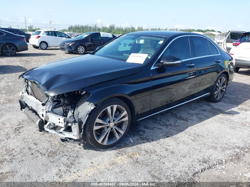 55SWF4JB4FU067905 2015 MERCEDES-BENZ C CLASS - Image 2