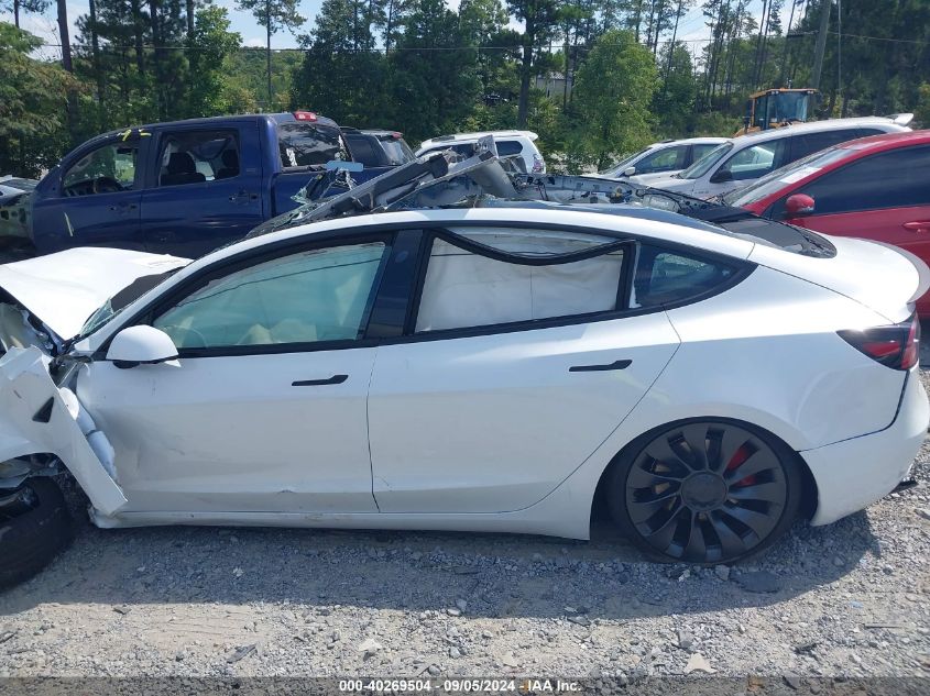 2023 Tesla Model 3 Performance Dual Motor All-Wheel Drive VIN: 5YJ3E1EC5PF660263 Lot: 40269504