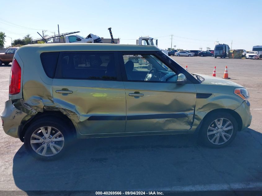 2012 Kia Soul + VIN: KNDJT2A6XC7374413 Lot: 40269566