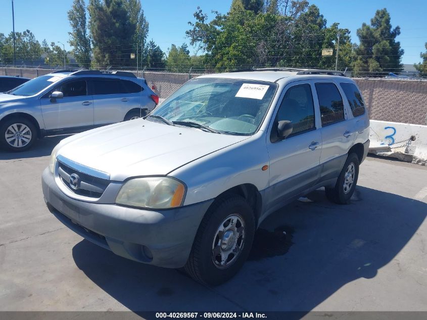 2001 Mazda Tribute Dx V6 VIN: 4F2YU07111KM63888 Lot: 40269567