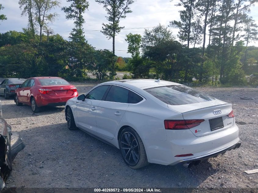 2018 Audi S5 3.0T Premium Plus VIN: WAUC4CF55JA017276 Lot: 40269572