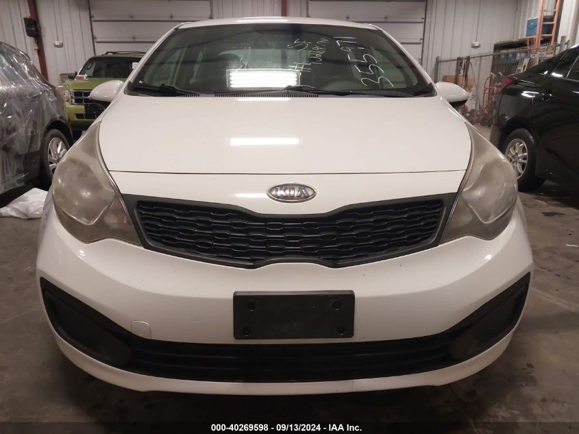 2013 Kia Rio Lx VIN: KNADM4A34D6107381 Lot: 40269598