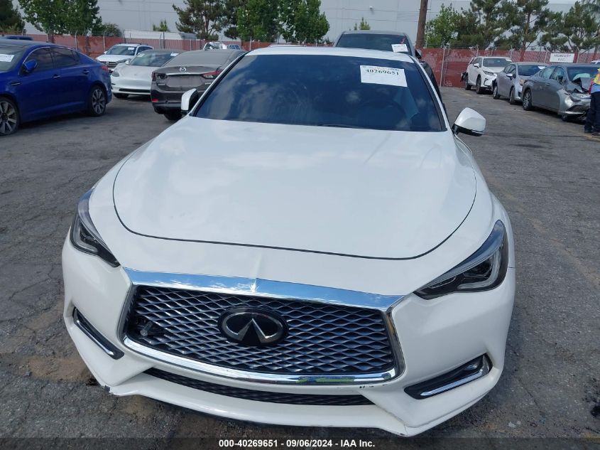 2018 Infiniti Q60 3.0T Red Sport 400 VIN: JN1FV7EK3JM530877 Lot: 40269651