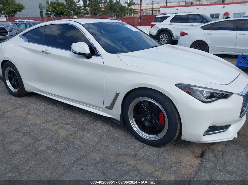 2018 Infiniti Q60 3.0T Red Sport 400 VIN: JN1FV7EK3JM530877 Lot: 40269651