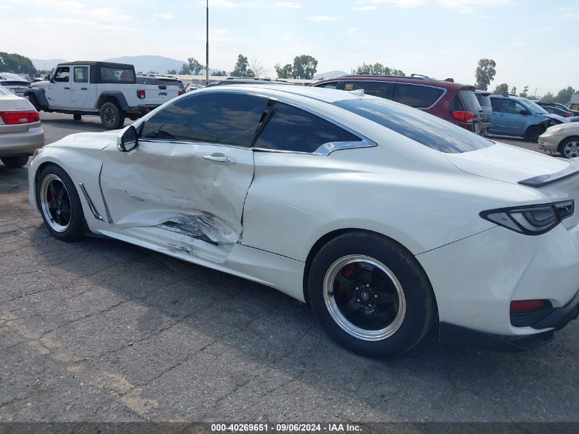 2018 Infiniti Q60 3.0T Red Sport 400 VIN: JN1FV7EK3JM530877 Lot: 40269651