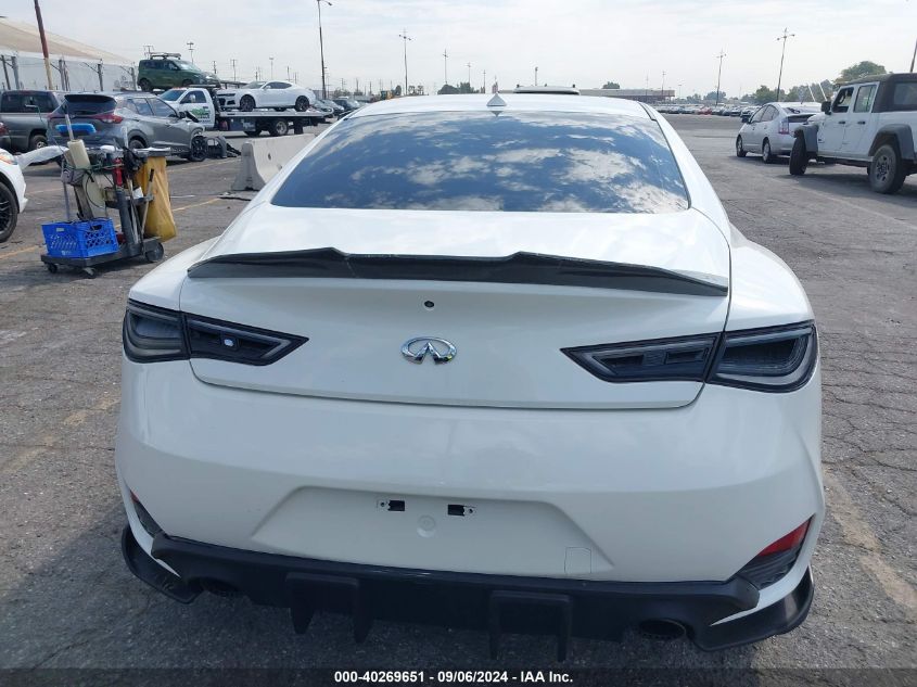 2018 Infiniti Q60 3.0T Red Sport 400 VIN: JN1FV7EK3JM530877 Lot: 40269651