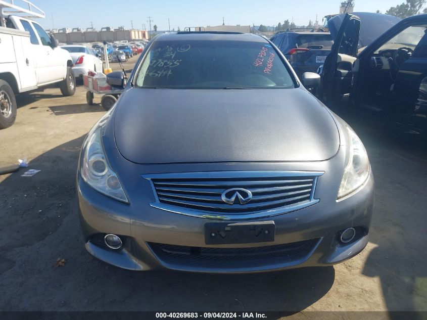 2013 Infiniti G37 Journey VIN: JN1CV6AP0DM717108 Lot: 40269683