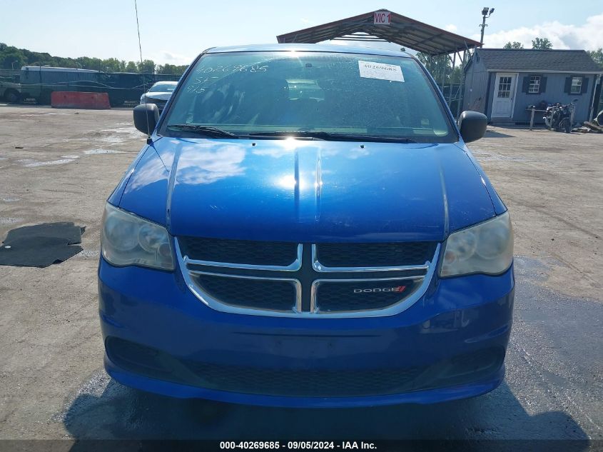 2013 Dodge Grand Caravan Se VIN: 2C4RDGBG1DR809100 Lot: 40269685