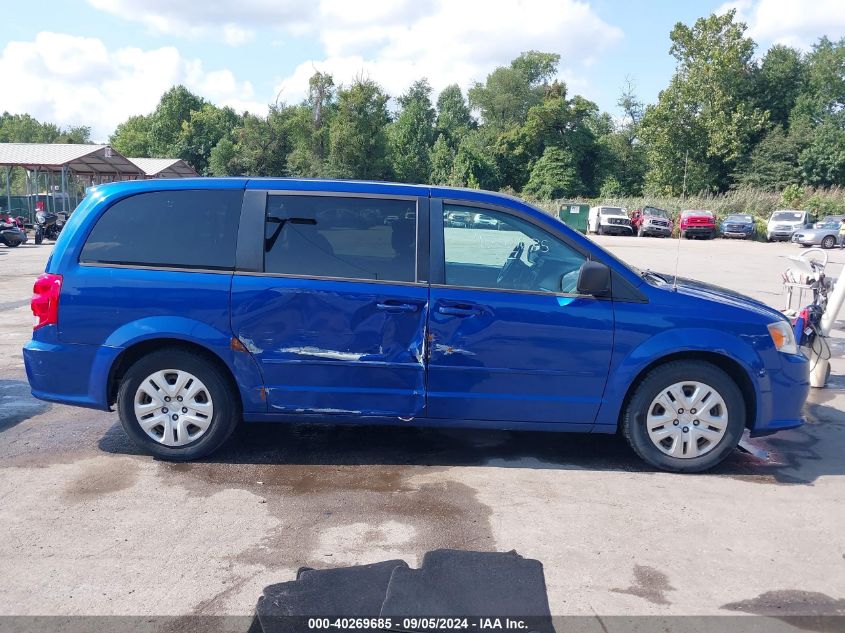 2013 Dodge Grand Caravan Se VIN: 2C4RDGBG1DR809100 Lot: 40269685