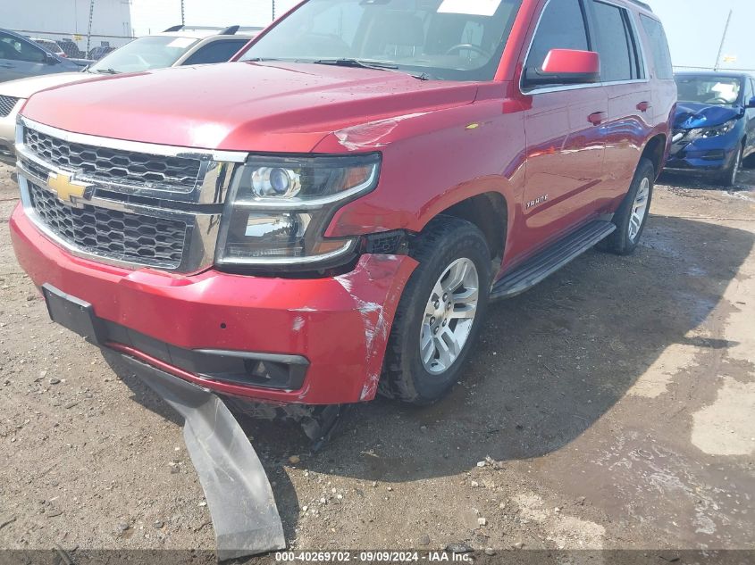 2015 Chevrolet Tahoe Lt VIN: 1GNSKBKC6FR289046 Lot: 40269702