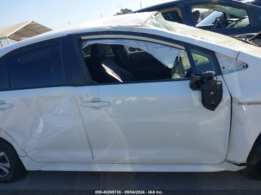 2020 Toyota Corolla Hybrid Le VIN: JTDEBRBEXLJ013138 Lot: 40269735